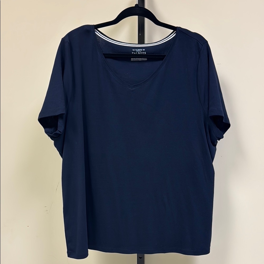 Talbots Navy Relaxed Tee